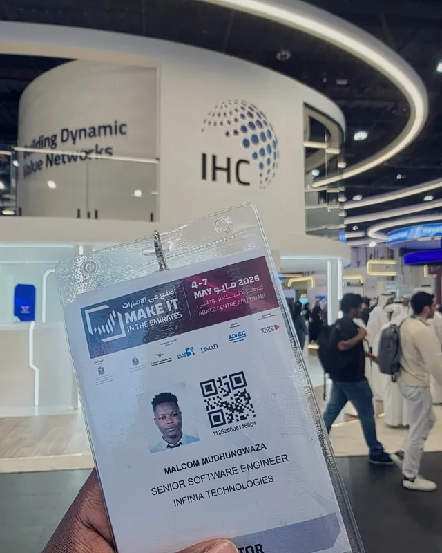 Exhibitor badge for Make It In The Emirates, ADNEC Abu Dhabi